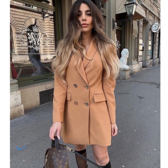 BLOGGERS FAV ZARA LONG BLAZER - Picture 2 of 10